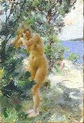 Anders Zorn After the Bath, Spain oil painting artist